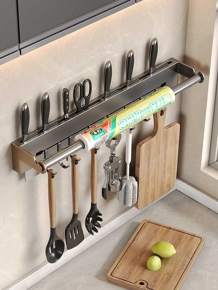 Kitchen Gadgets Wallpaper - Stainless Steel Kitchen Paper Towel Rack