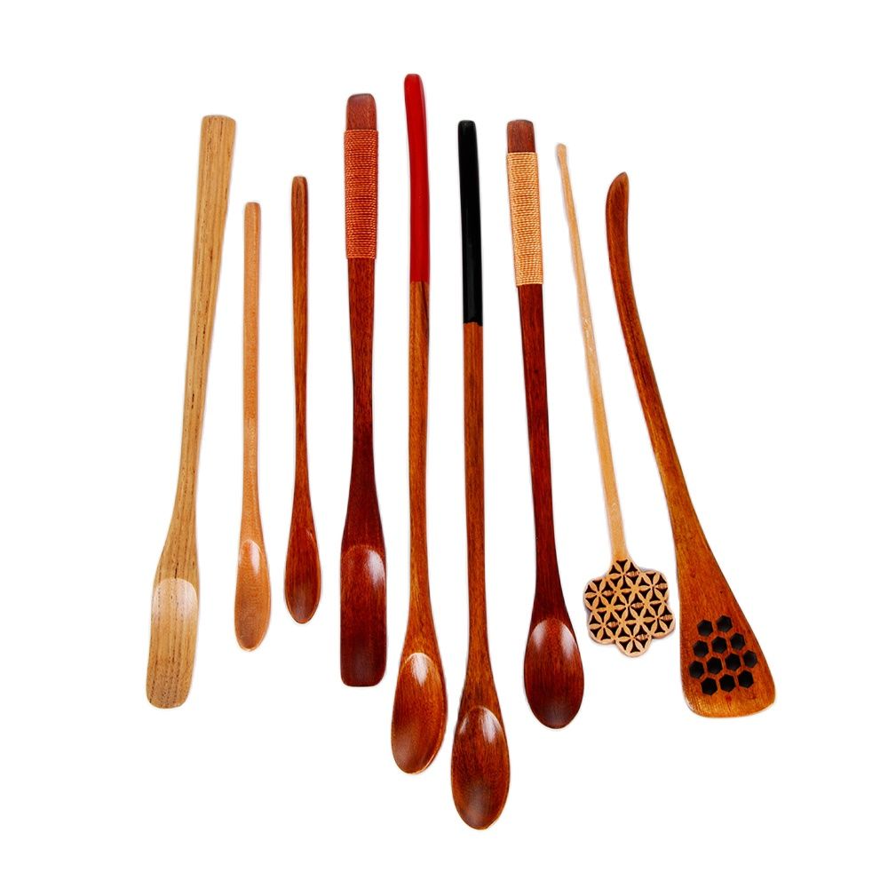 Kitchen Gadgets And Utensils - Wood Cooking Utensil Tea Leaf Matcha