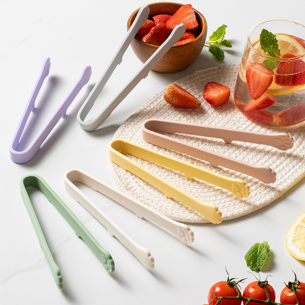 Kitchen Gadgets Design - Cute Cat Paw Silicone Food Tongs