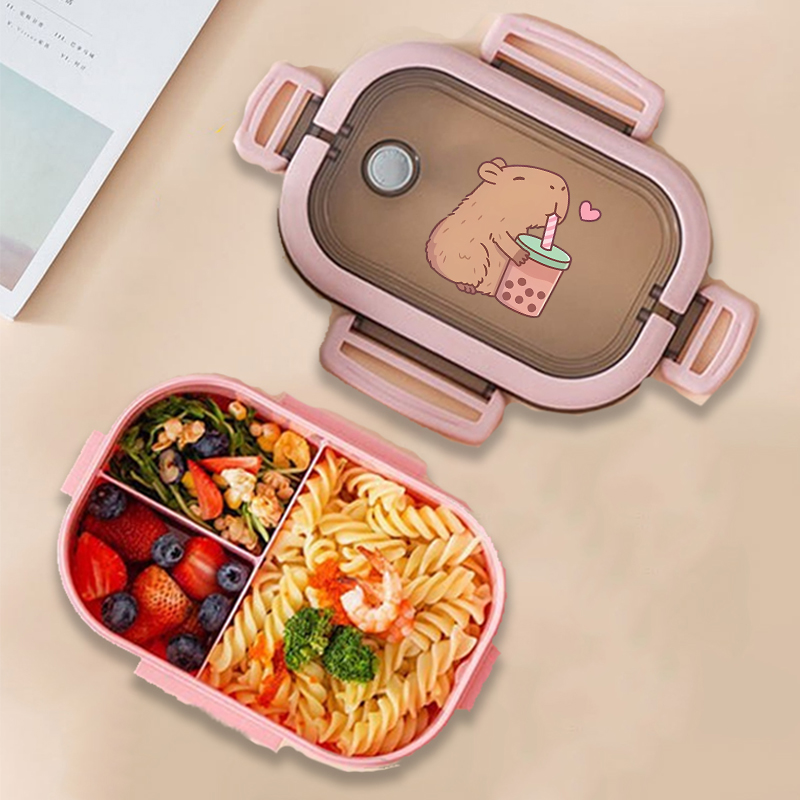 Kitchen Gadgets Best - Capybara Bento Lunch Box Anime Animals