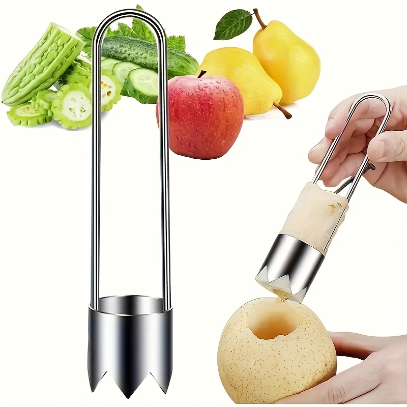 Kitchen Gadgets Vegetable Cutter - Stainless Steel Fruit Vegetable Core Remover