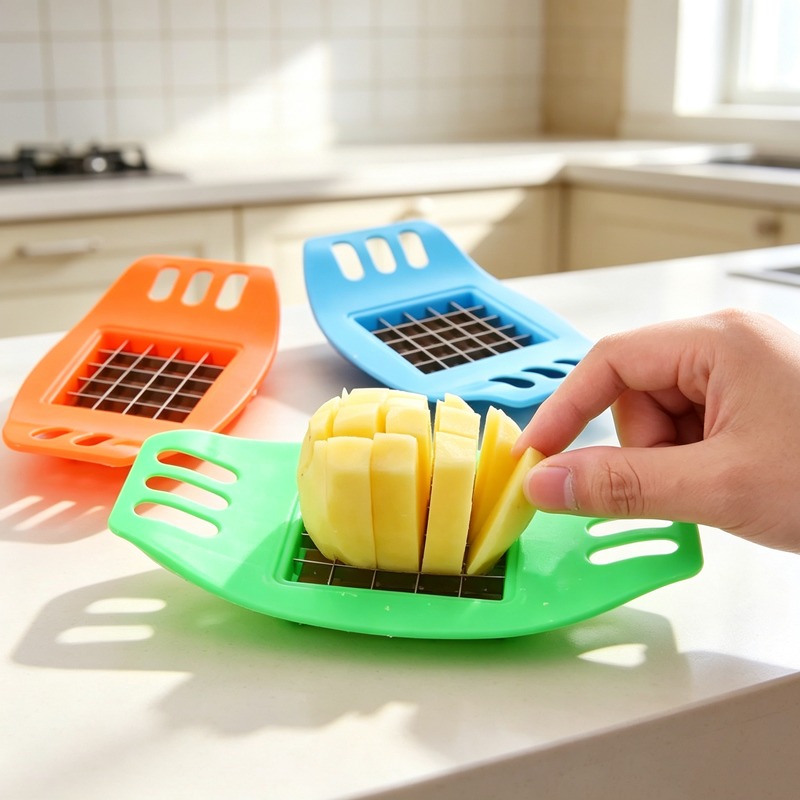 Kitchen Gadgets Vegetable Cutter - French Fries Maker Potato Cutter Vegetable