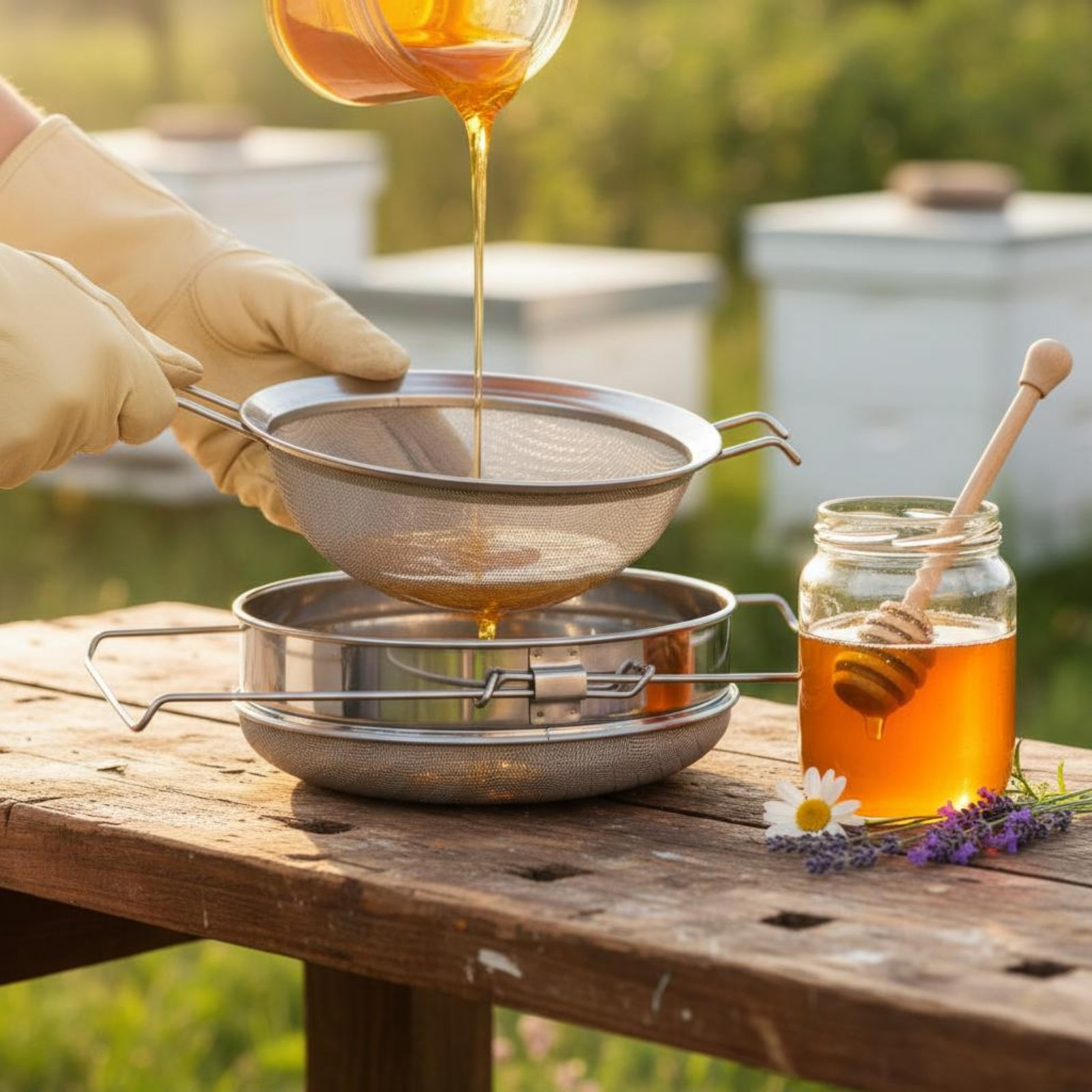 Double Tier Honey Strainer Eas - Stainless Steel Strainer review and price