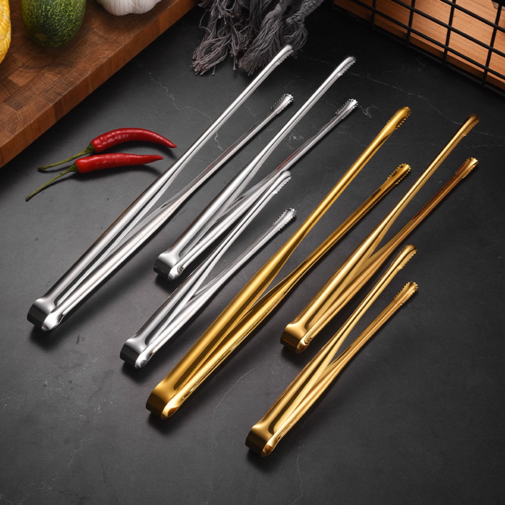 Stainless Steel Grill Tongs Fo - Kitchen Gadgets And Utensils review and price