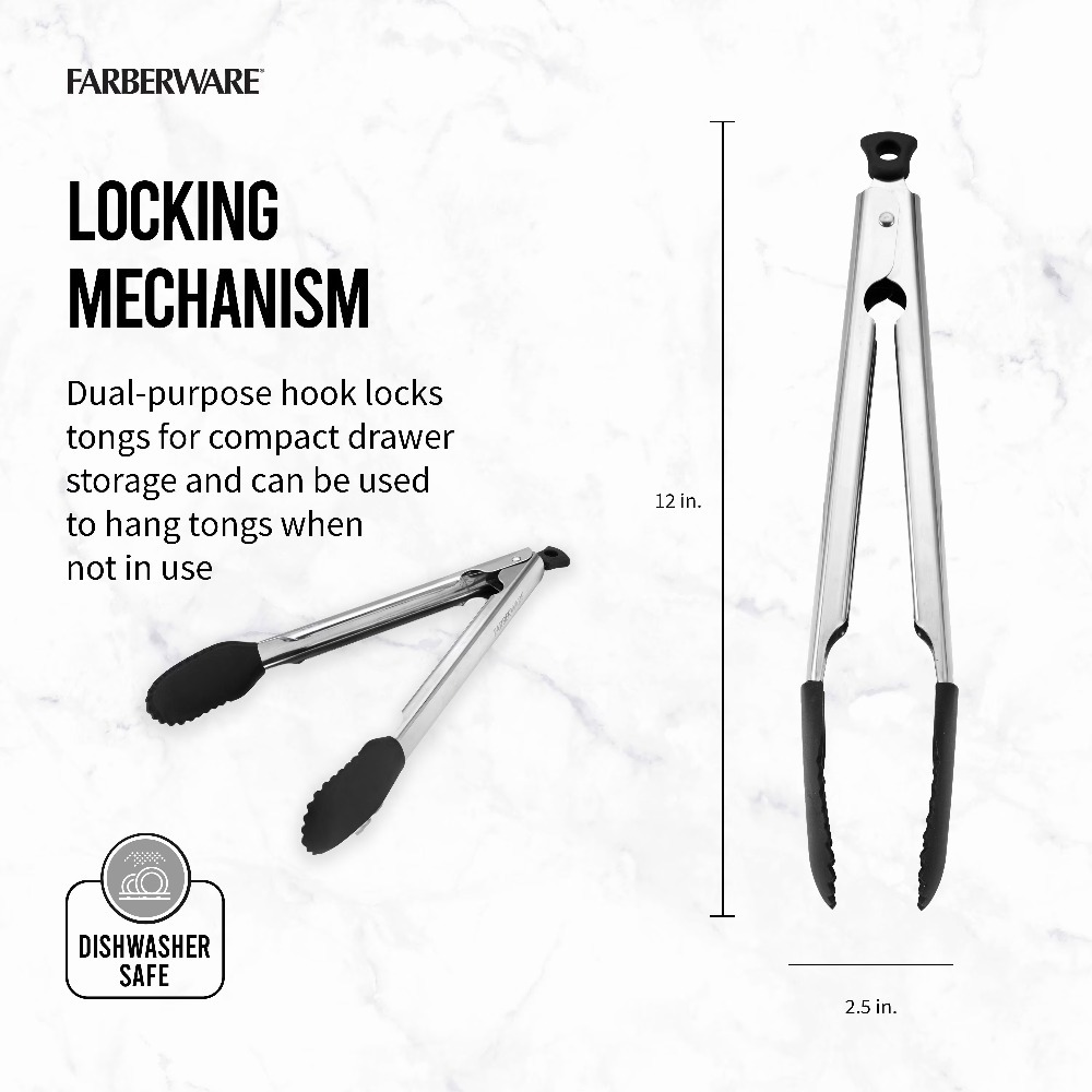 Silicone Tip Locking Food Tong - Kitchen Gadgets And Utensils review and price