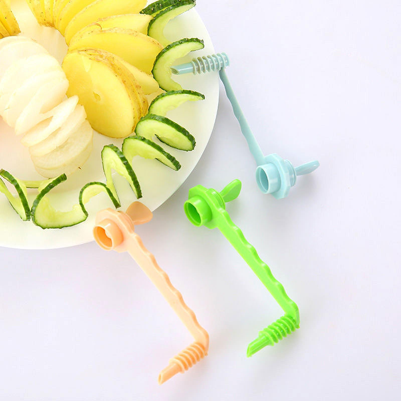 3 Pieces Spiral Potato Cutter  - Kitchen Gadgets Vegetable Cutter review and price