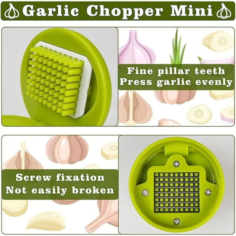 Garlic Press Chopper Manual Ga - Kitchen Gadgets Vegetable Cutter review and price