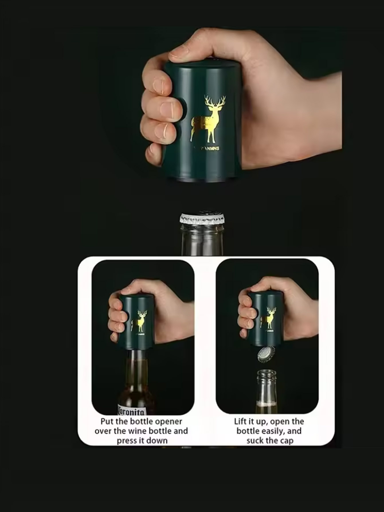 1Pcs Automatic Beer Bottle Ope - Kitchen Gadgets Design review and price