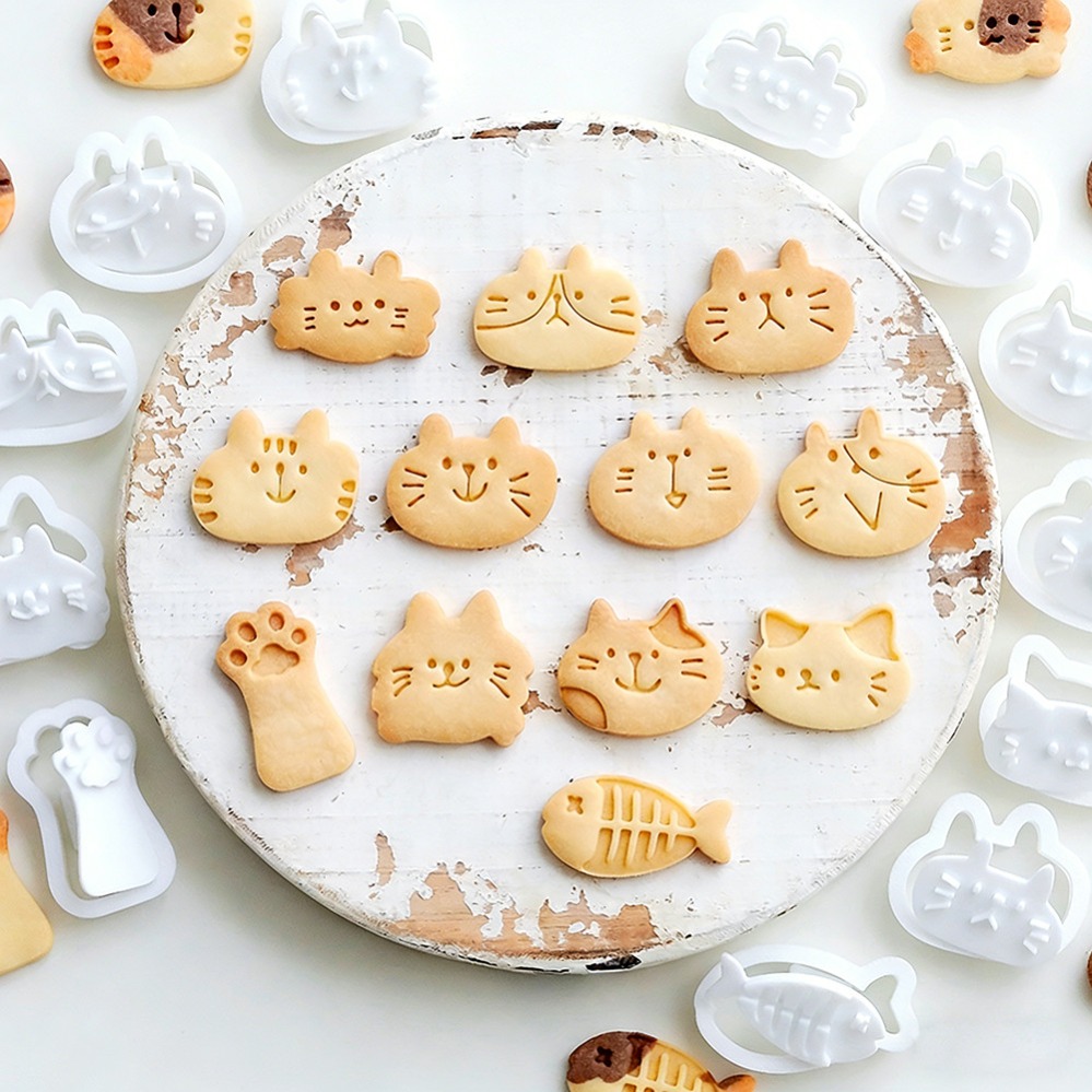 Cute Kitten DIY Stamp Cookie C - Kitchen Gadgets Best review and price